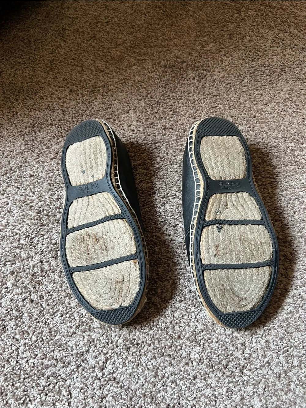 COACH Leather Espadrilles Women's Flats